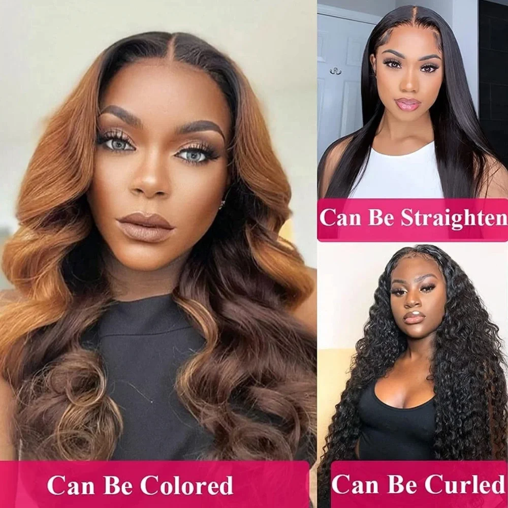 ♥️ BLACK 100% HUMAN HAIR 28” BODY WAVY LACE FRONT WIG *NEW* ♥️